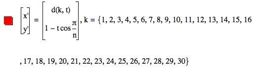 vector(prime(x),prime(y))=vector(function(d,k,t),1-(t*cos(pi/n))),k=set(1,2,3,4,5,6,7,8,9,10,11,12,13,14,15,16,17,18,19,20,21,22,23,24,25,26,27,28,29,30)