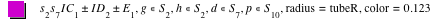 s_2*s_7*I*C_1+plusorminus(I*D_2)+plusorminus(E_1),in(g,S_2),in(h,S_2),in(d,S_7),in(p,S_10),'radius'='tubeR','color'=0.123