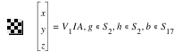 vector(x,y,z)=V_1*I*A,in(g,S_2),in(h,S_2),in(b,S_17)