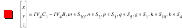 vector(x,y,z)=I*V_4*C_1+I*V_4*B,in(m,S_20),in(n,S_2),in(p,S_1),in(q,S_5),in(g,S_1),in(h,S_10),in(b,S_4)