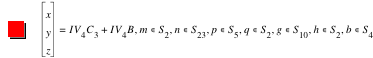 vector(x,y,z)=I*V_4*C_3+I*V_4*B,in(m,S_2),in(n,S_23),in(p,S_5),in(q,S_2),in(g,S_10),in(h,S_2),in(b,S_4)