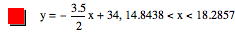 y=-(3.5/2*x)+34,14.8438<x<18.2857