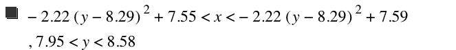 -(2.22*[y-8.289999999999999]^2)+7.55<x<-(2.22*[y-8.289999999999999]^2)+7.59,7.95<y<8.58