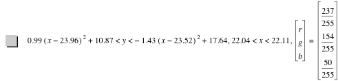 0.99*[x-23.96]^2+10.87<y<-(1.43*[x-23.52]^2)+17.64,22.04<x<22.11,vector(r,g,b)=vector(237/255,154/255,50/255)
