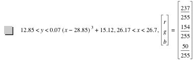 12.85<y<0.07000000000000001*[x-28.85]^3+15.12,26.17<x<26.7,vector(r,g,b)=vector(237/255,154/255,50/255)
