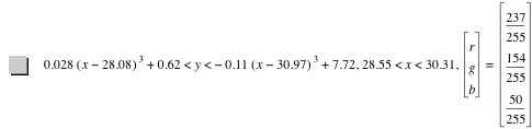 0.028*[x-28.08]^3+0.62<y<-(0.11*[x-30.97]^3)+7.72,28.55<x<30.31,vector(r,g,b)=vector(237/255,154/255,50/255)