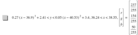 0.27*[x-36.9]^3+2.41<y<0.05*[x-40.53]^2+3.4,36.24<x<38.55,vector(r,g,b)=vector(237/255,154/255,50/255)