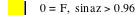 0=F,sin(a*z)>0.96